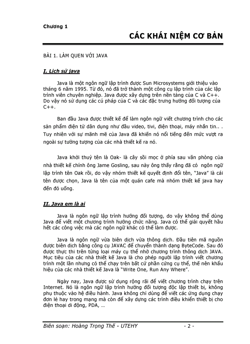 image for page Đề Cương Bài Giảng JAVA Cơ Sở