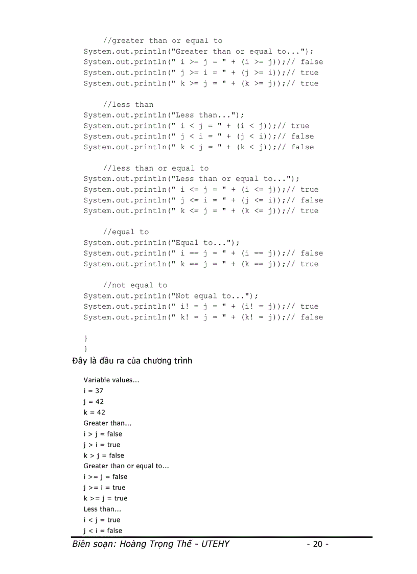 image for page Đề Cương Bài Giảng JAVA Cơ Sở