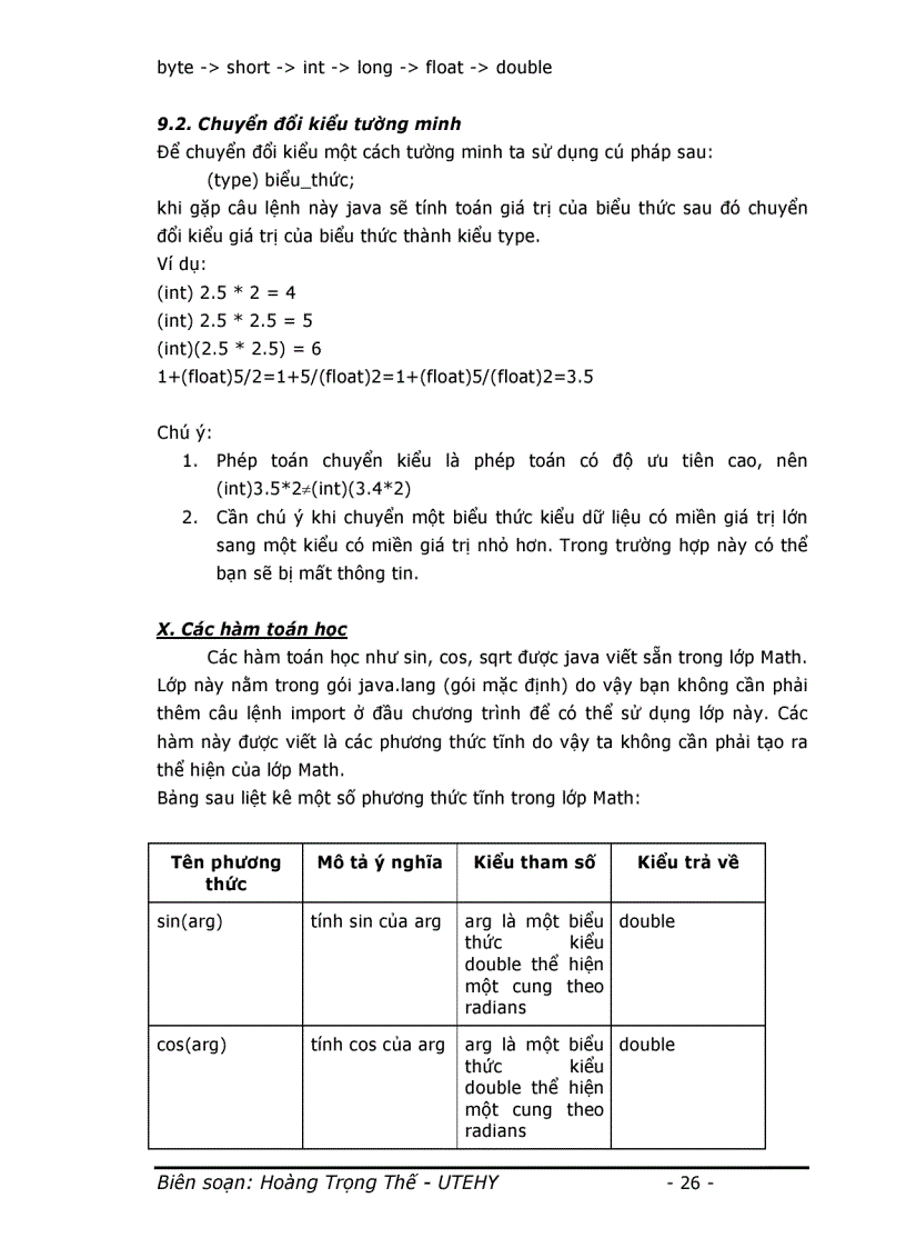 image for page Đề Cương Bài Giảng JAVA Cơ Sở