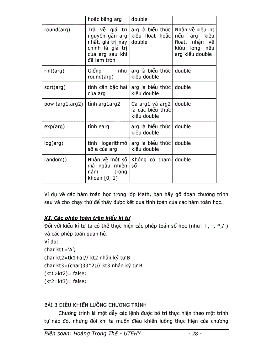 image for page Đề Cương Bài Giảng JAVA Cơ Sở