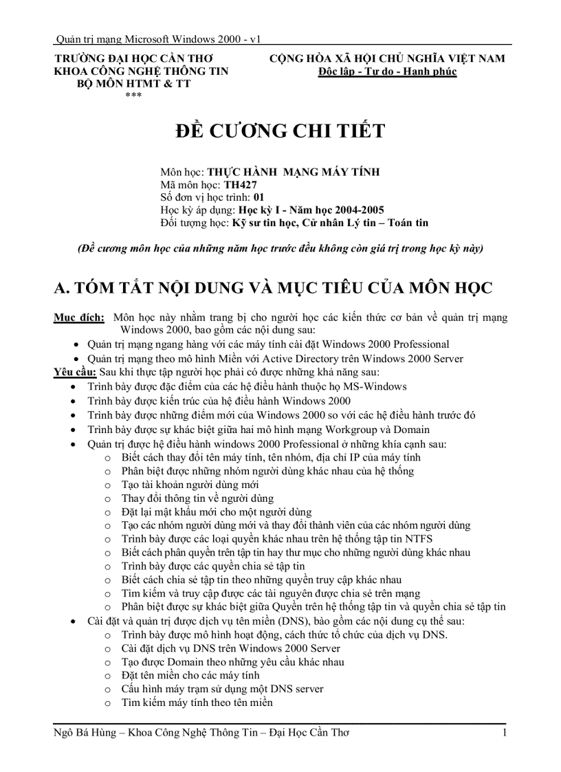 image for page Đề cương thực hành mạng máy tính