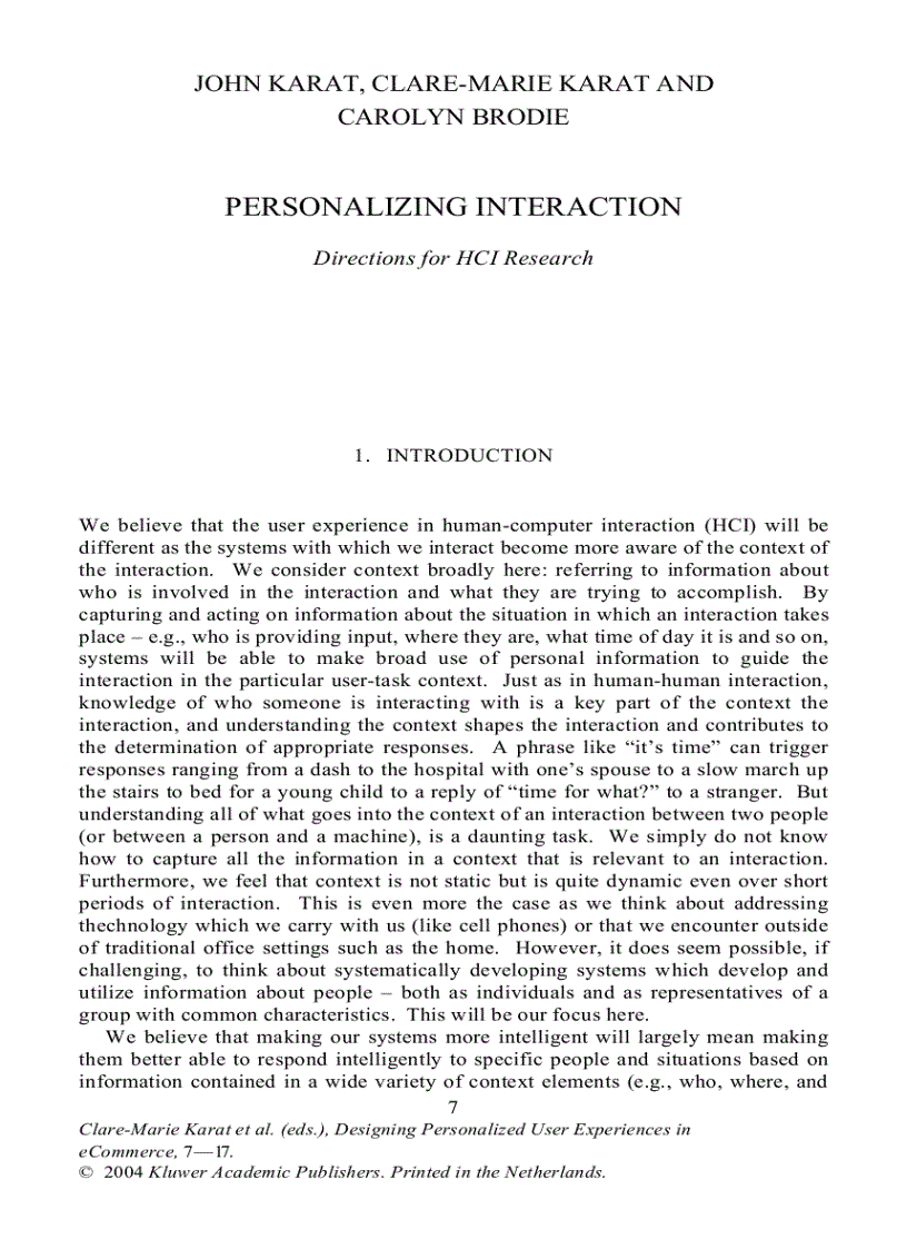 image for page Designing Personalized User Experiences in eCommerce