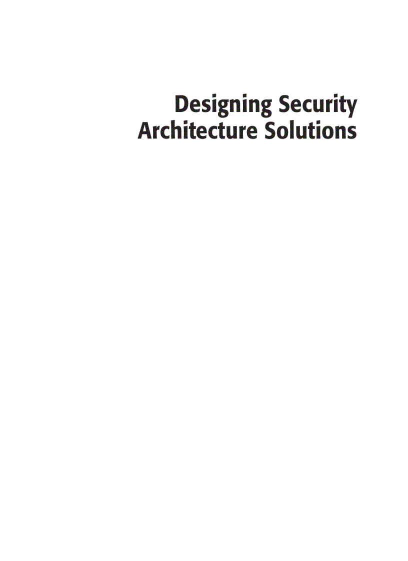 image for page Designing Security Architecture Solutions