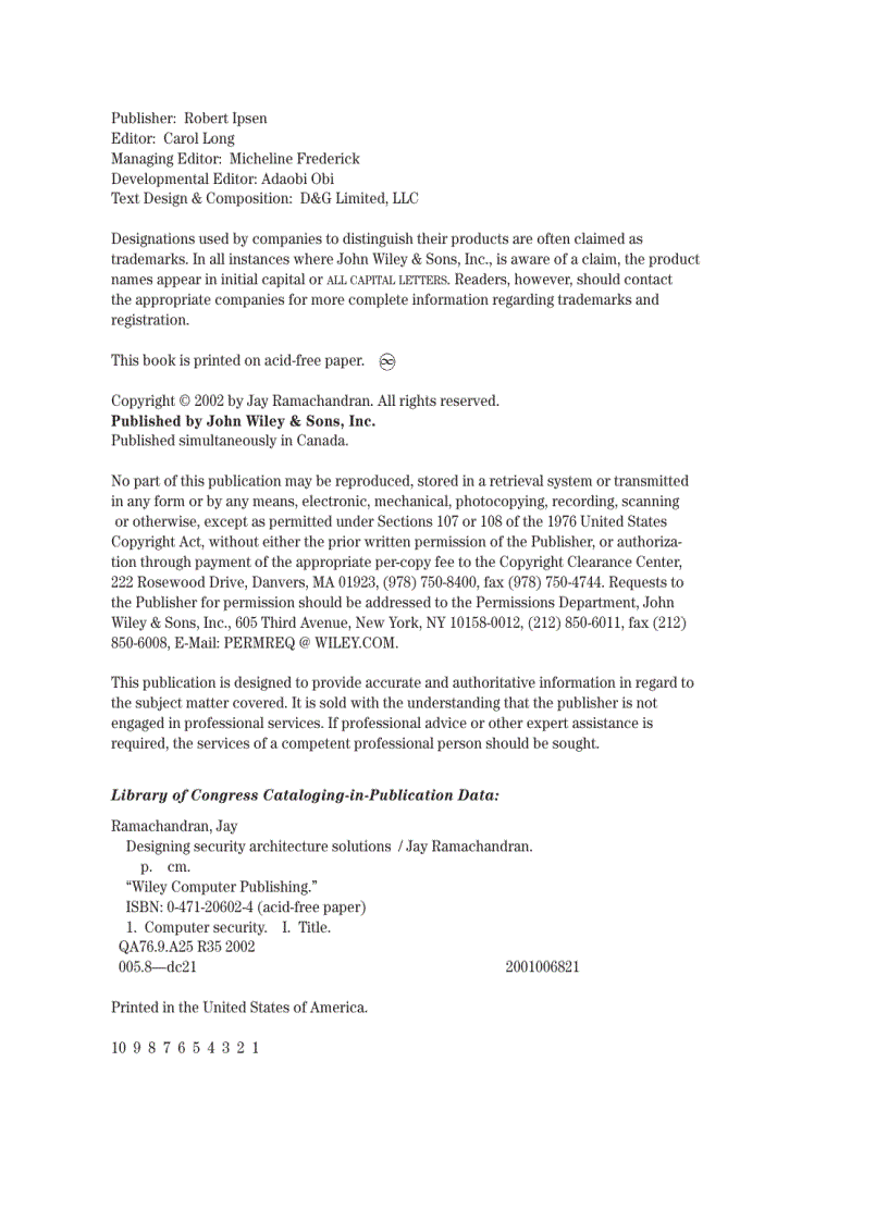 image for page Designing Security Architecture Solutions