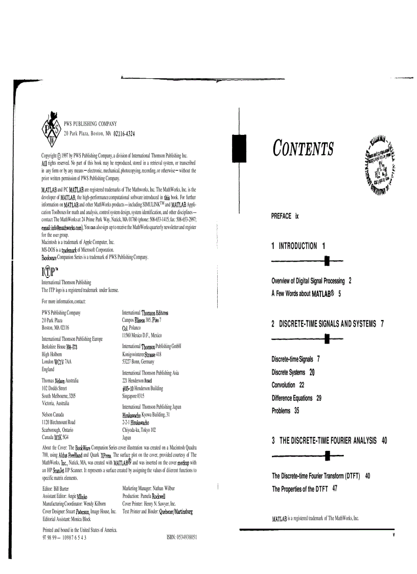 image for page Digital Signal Processing Using Matlab V4 0