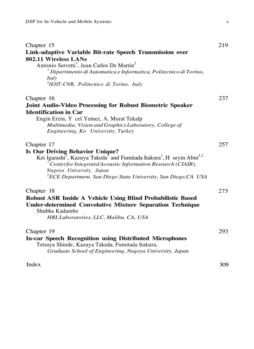 image for page DSP for In Vehicle and Mobile Systems