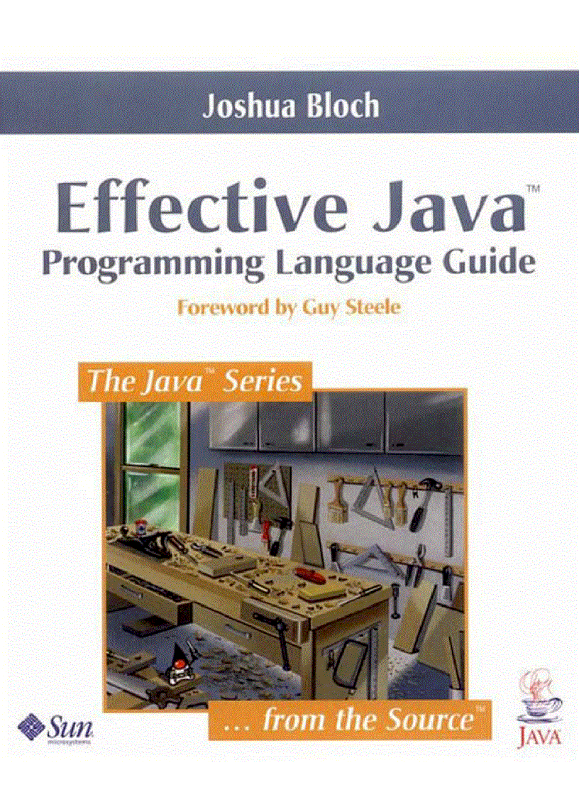 image for page Effective Java Programming Language Guide