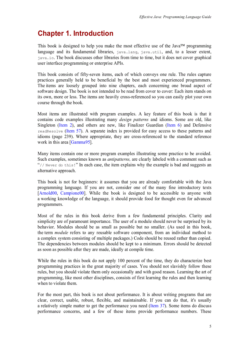 image for page Effective Java Programming Language Guide