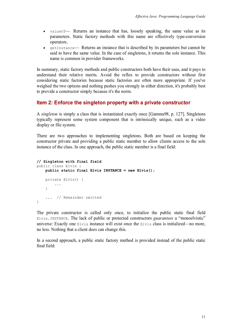 image for page Effective Java Programming Language Guide