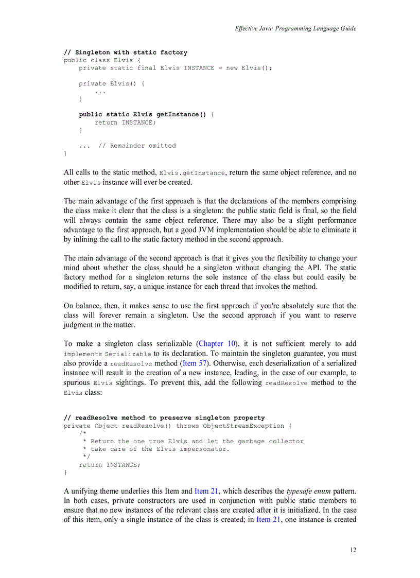 image for page Effective Java Programming Language Guide
