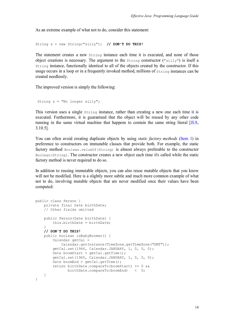 image for page Effective Java Programming Language Guide