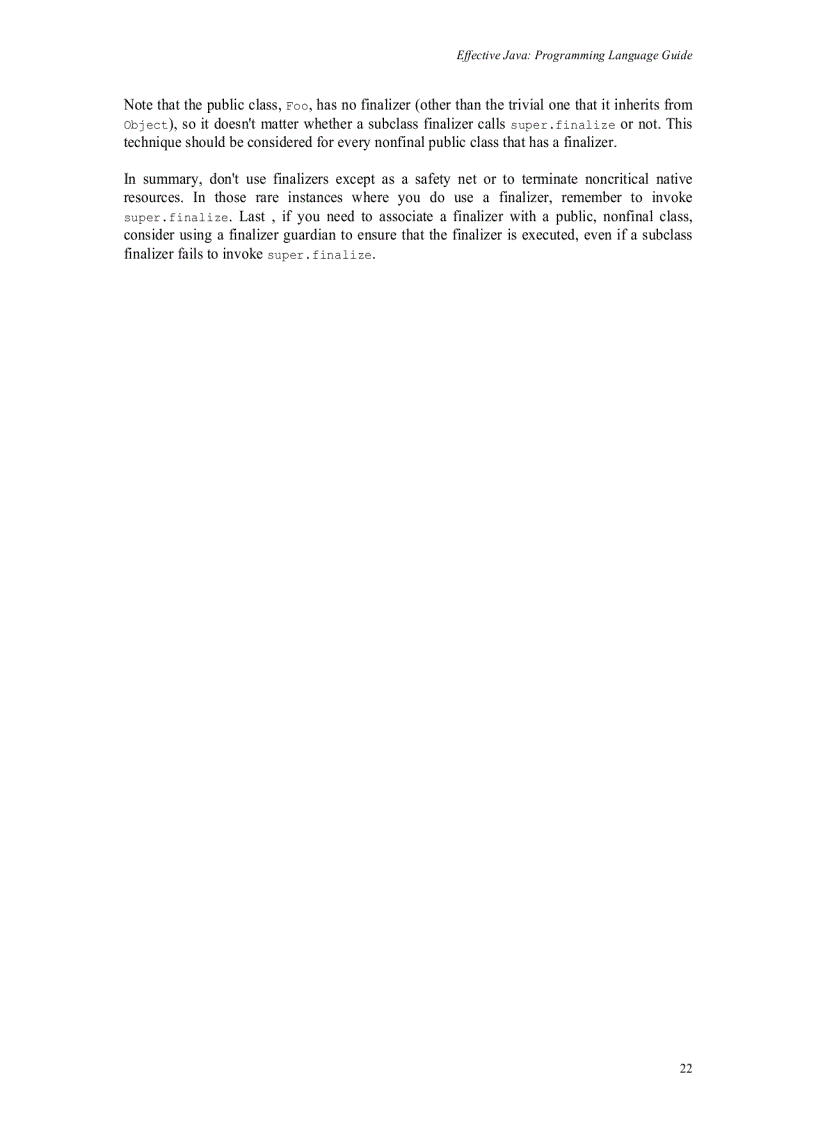 image for page Effective Java Programming Language Guide