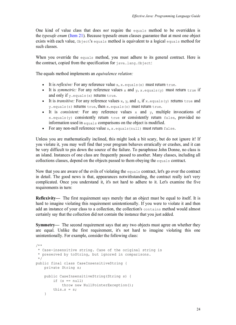 image for page Effective Java Programming Language Guide