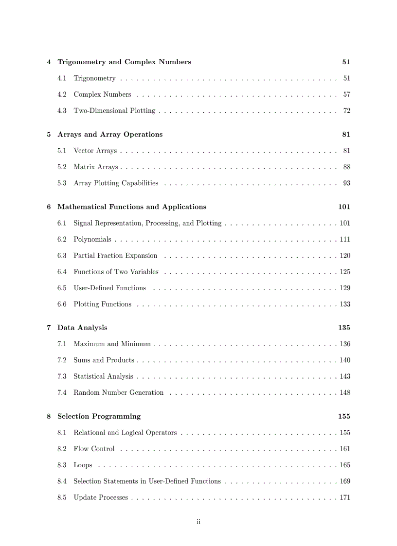 Engineering Matlab Programming