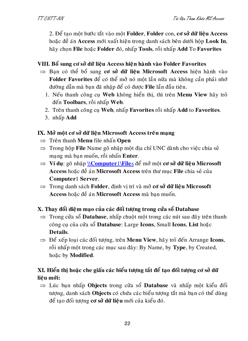 image for page Giáo Trình Access Vni