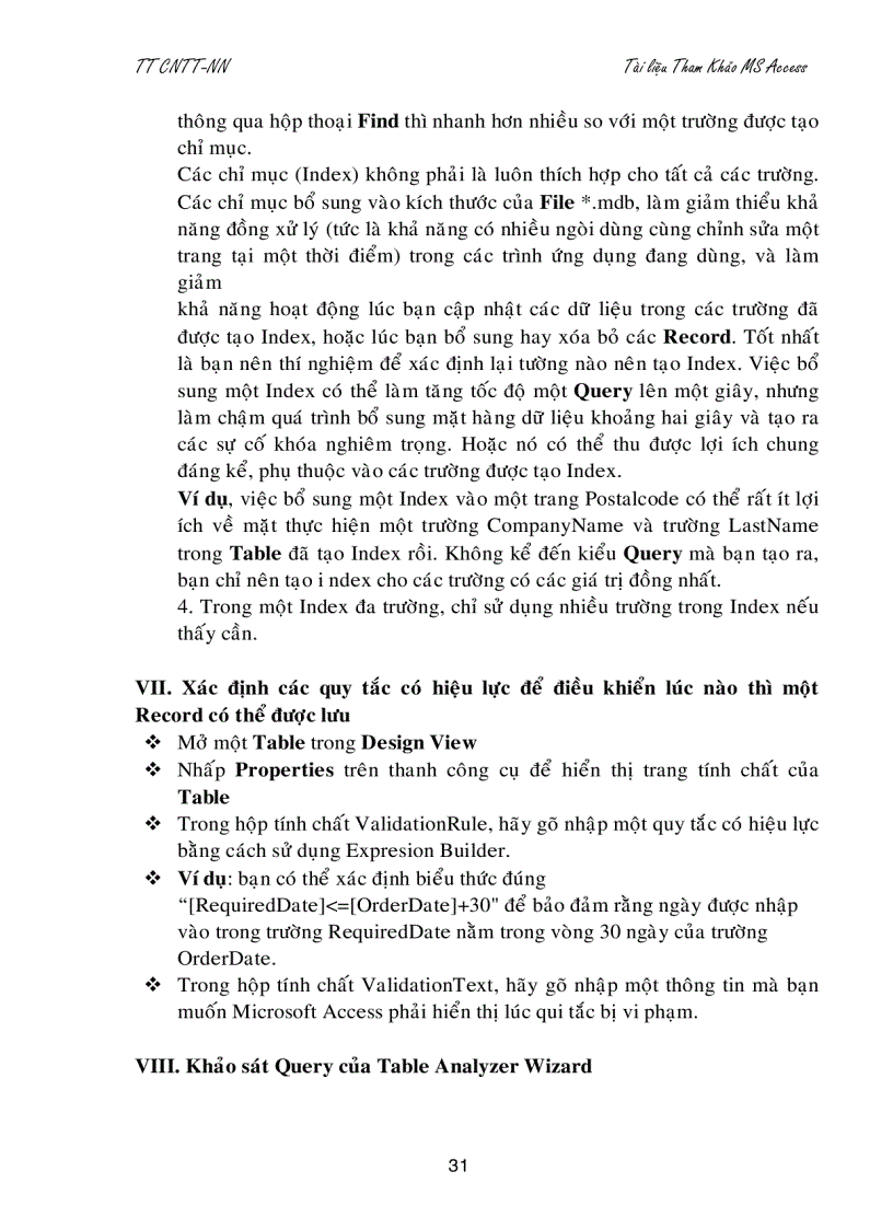 image for page Giáo Trình Access Vni
