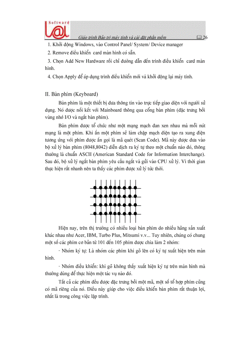 image for page Giáo trình bảo trì máy tính