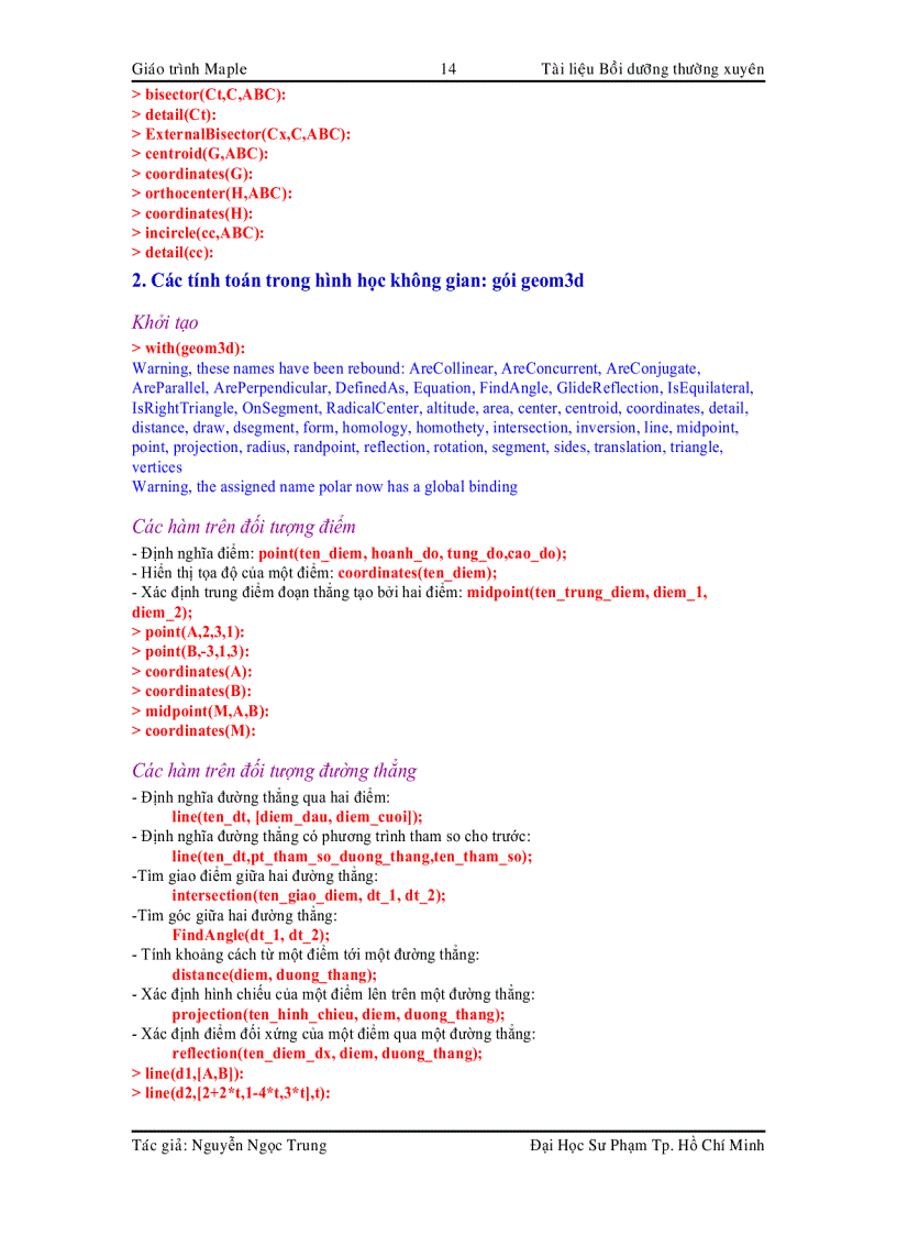 image for page Giáo Trình Cơ Bản Maple