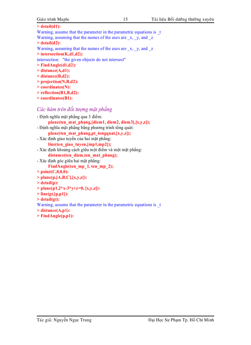 image for page Giáo Trình Cơ Bản Maple