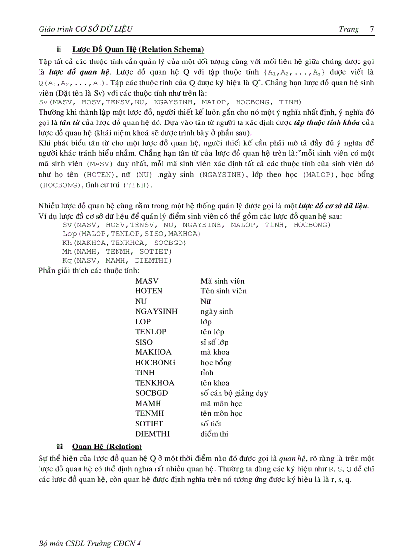 image for page Giáo Trình Cơ Sở Dữ Liệu