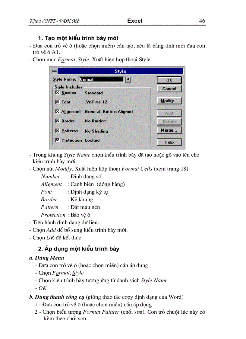 image for page Giáo Trình Excell