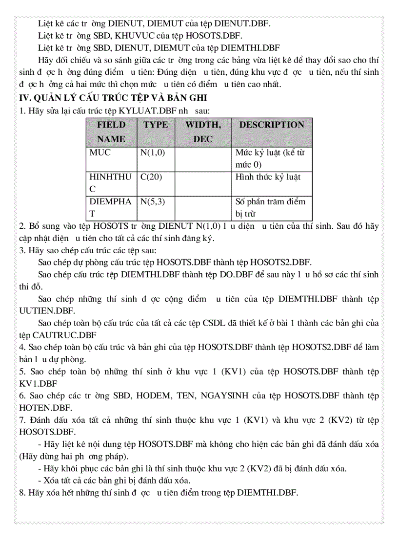 image for page Giáo Trình Foxpro Toàn Tập