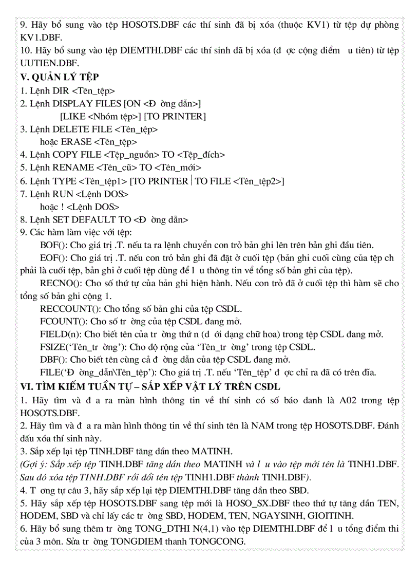 image for page Giáo Trình Foxpro Toàn Tập