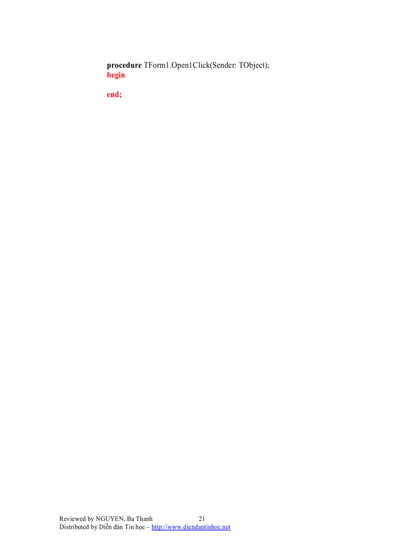 image for page Giáo Trình Hướng Dẫn Lập Trình Delphi