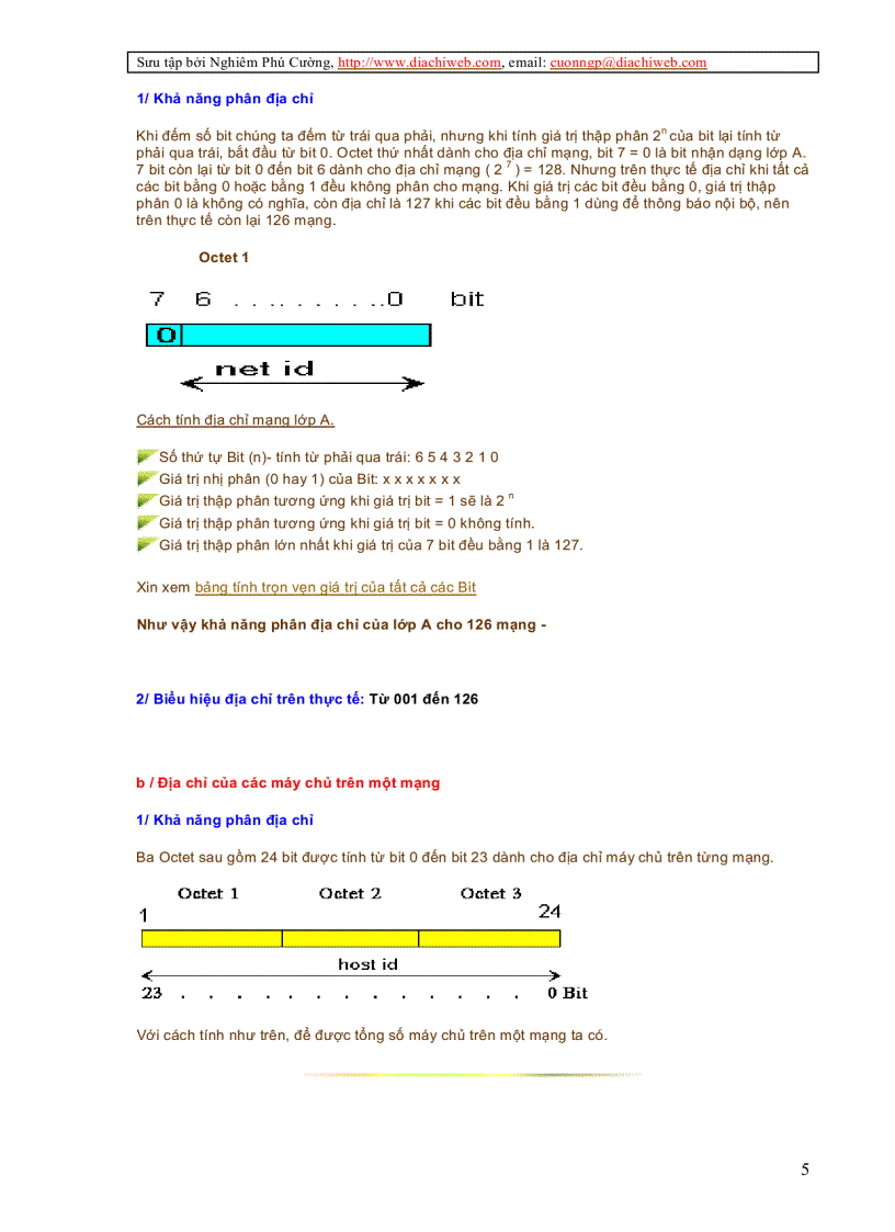 image for page Giáo Trình IP Address