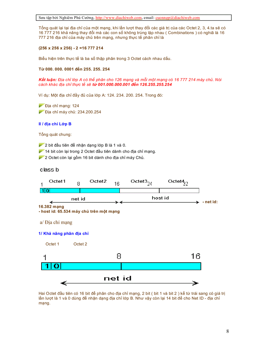 image for page Giáo Trình IP Address
