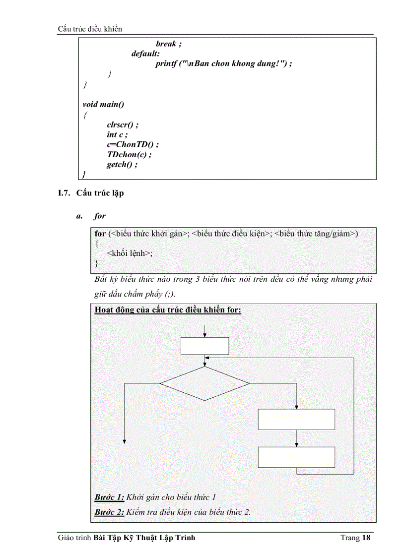 image for page Giáo Trình Kỹ Thuật Lập Trình C