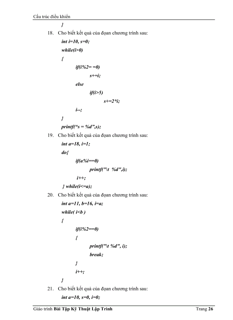 image for page Giáo Trình Kỹ Thuật Lập Trình C