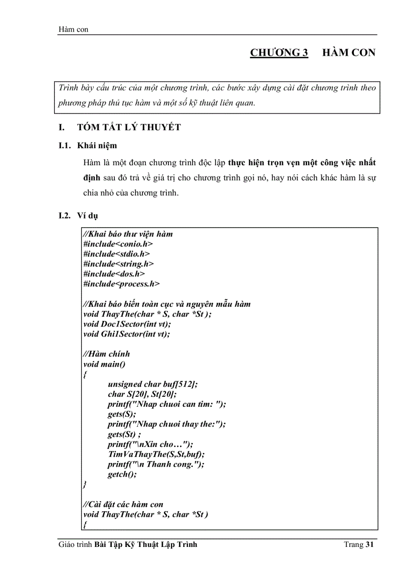 image for page Giáo Trình Kỹ Thuật Lập Trình C