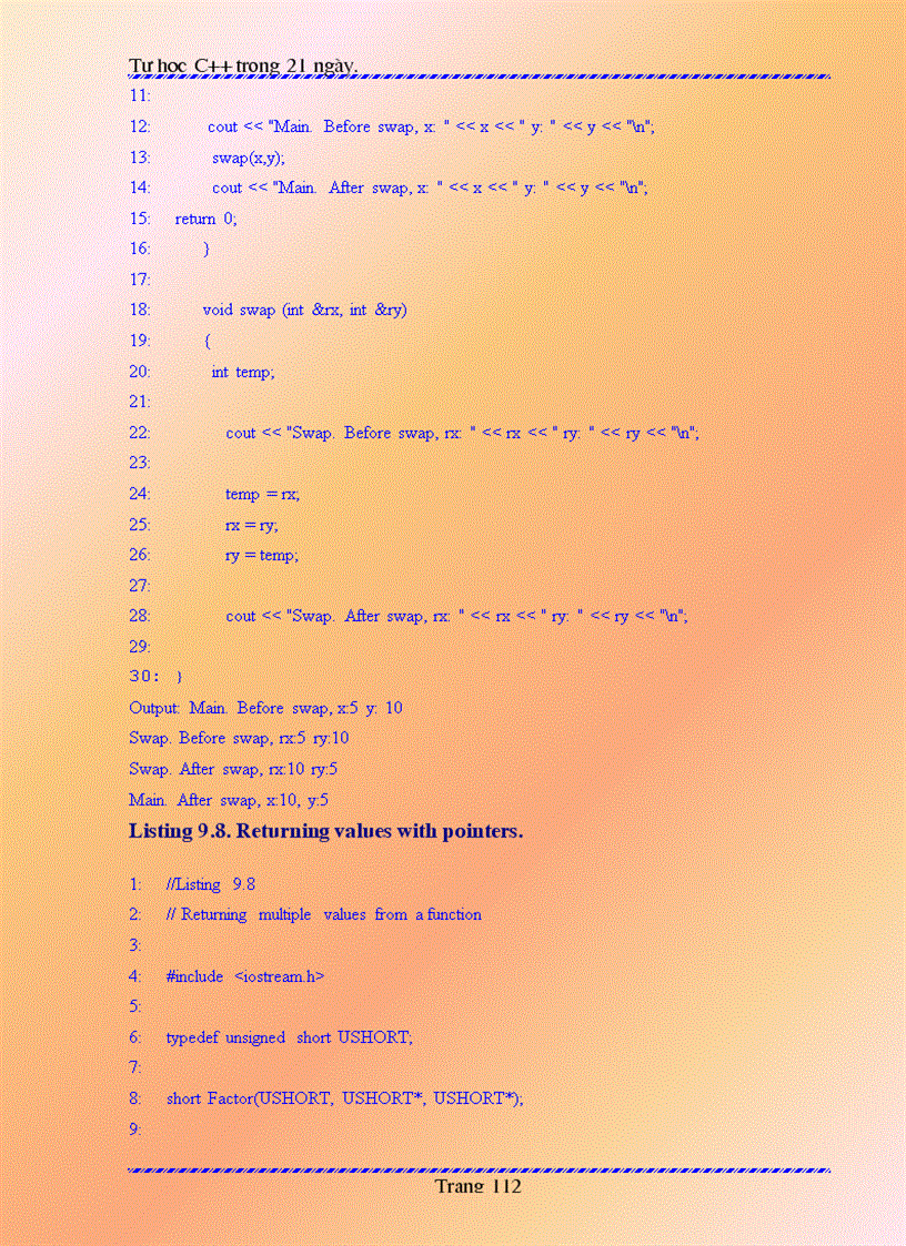 image for page Giáo Trình Lập Trình C Trong 21 Ngày