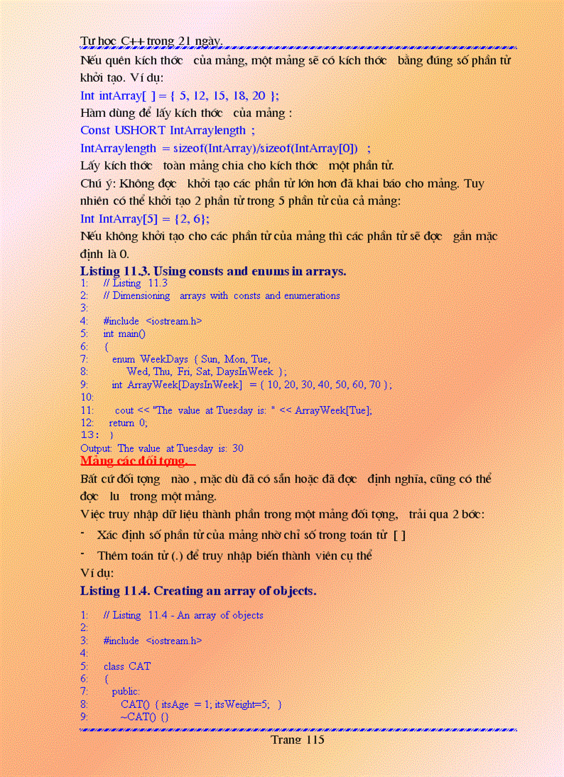 image for page Giáo Trình Lập Trình C Trong 21 Ngày