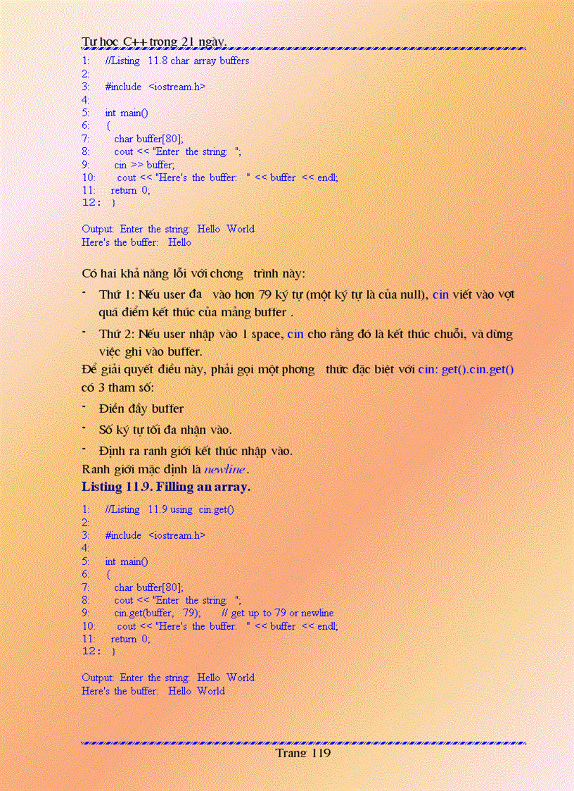 image for page Giáo Trình Lập Trình C Trong 21 Ngày