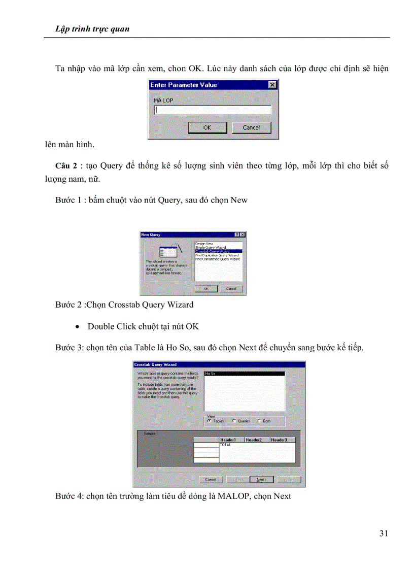 image for page Giáo Trình Lập Trình Trực Quan