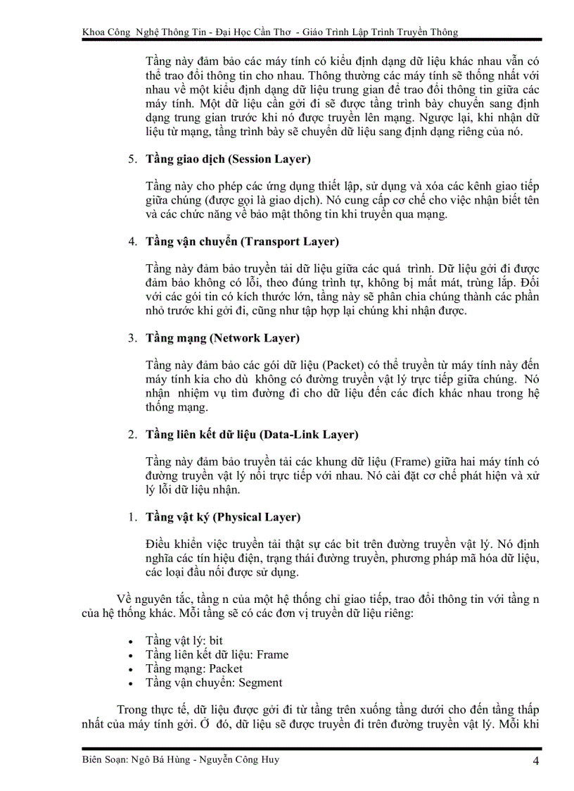 image for page Giáo Trình Lập Trình Truyền Thông