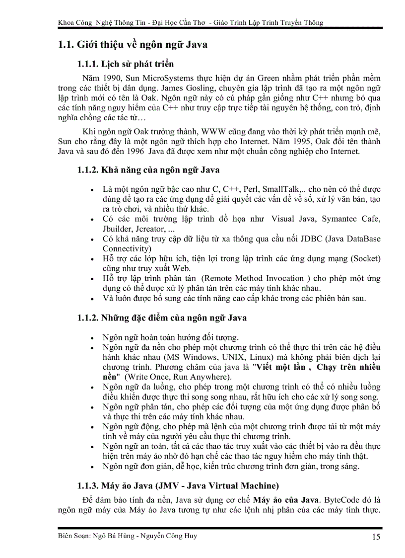 image for page Giáo Trình Lập Trình Truyền Thông