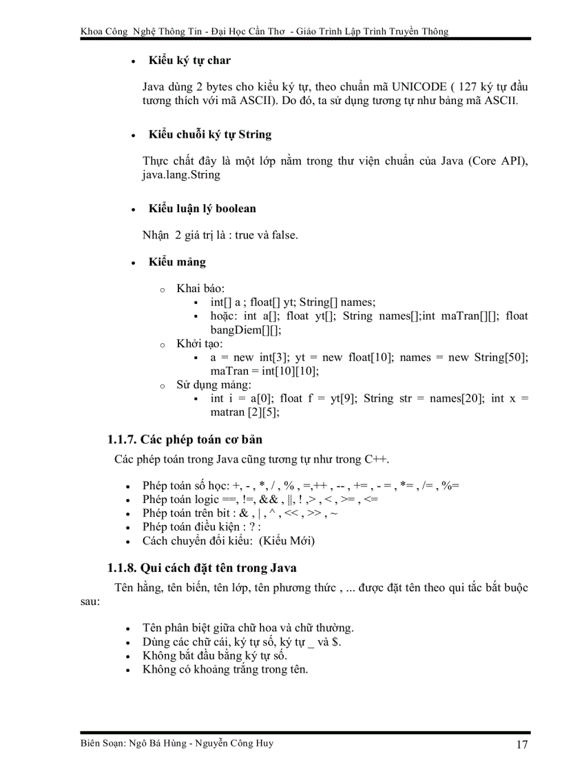 image for page Giáo Trình Lập Trình Truyền Thông