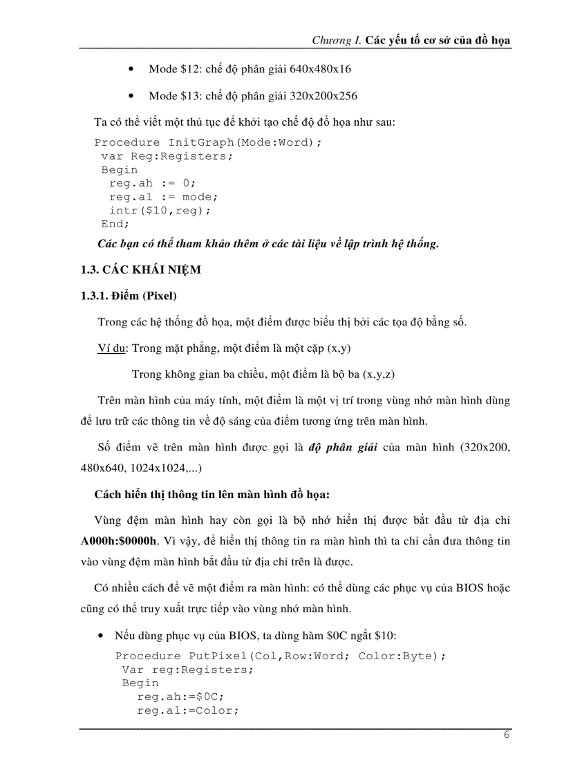 image for page Giáo Trình Lý Thuyết Đồ Họa