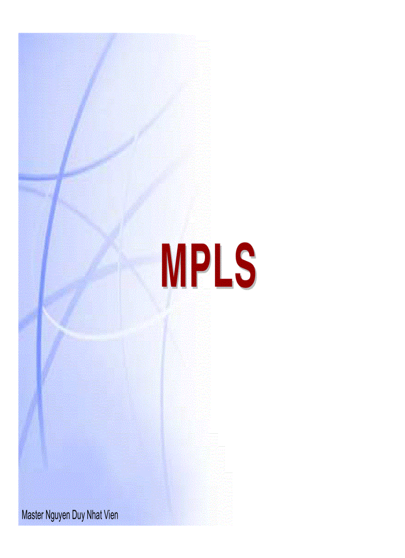 image for page Giáo trình mạng MPLS