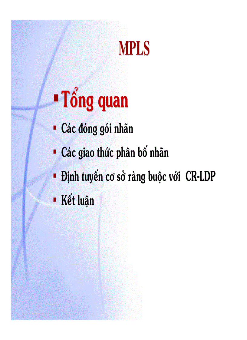 image for page Giáo trình mạng MPLS