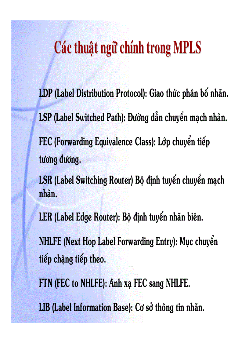 image for page Giáo trình mạng MPLS