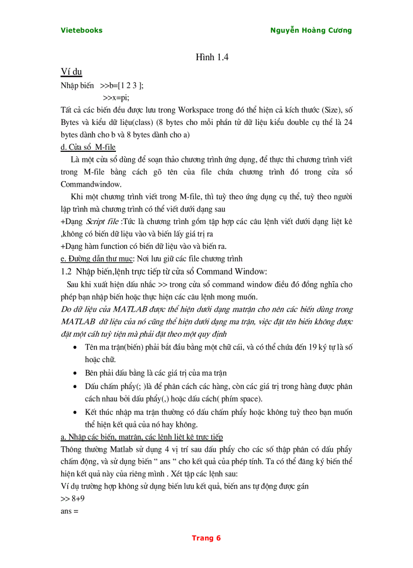 image for page Giáo Trình Mathlab 6 5