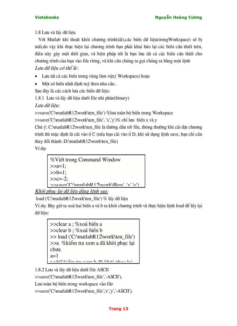 image for page Giáo Trình Mathlab 6 5