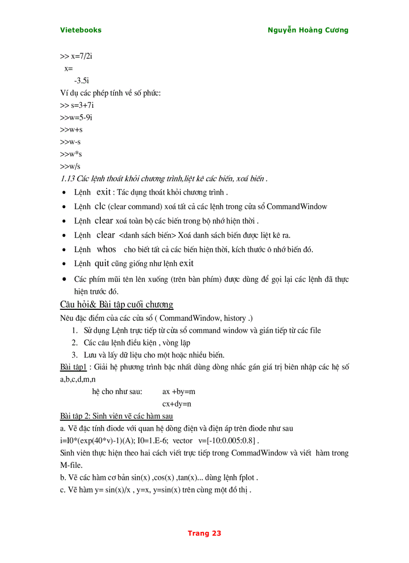 image for page Giáo Trình Mathlab 6 5