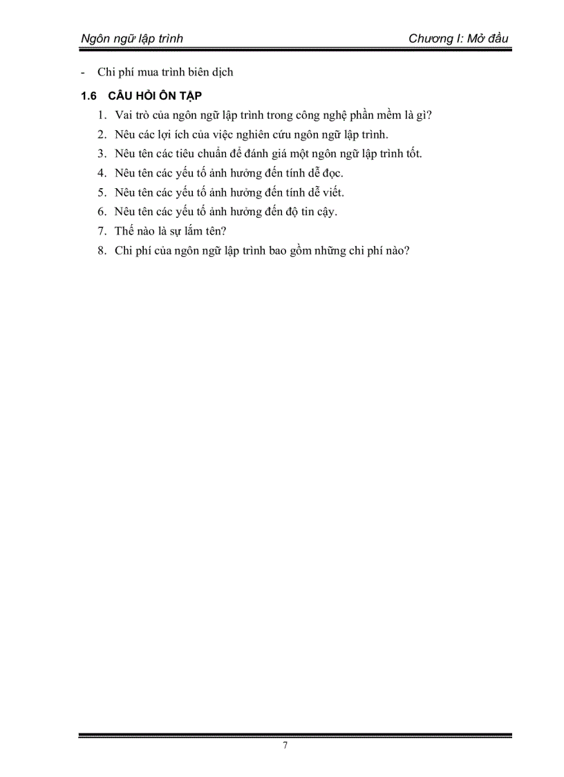 image for page Giáo Trình Ngôn Ngữ Lập Trình