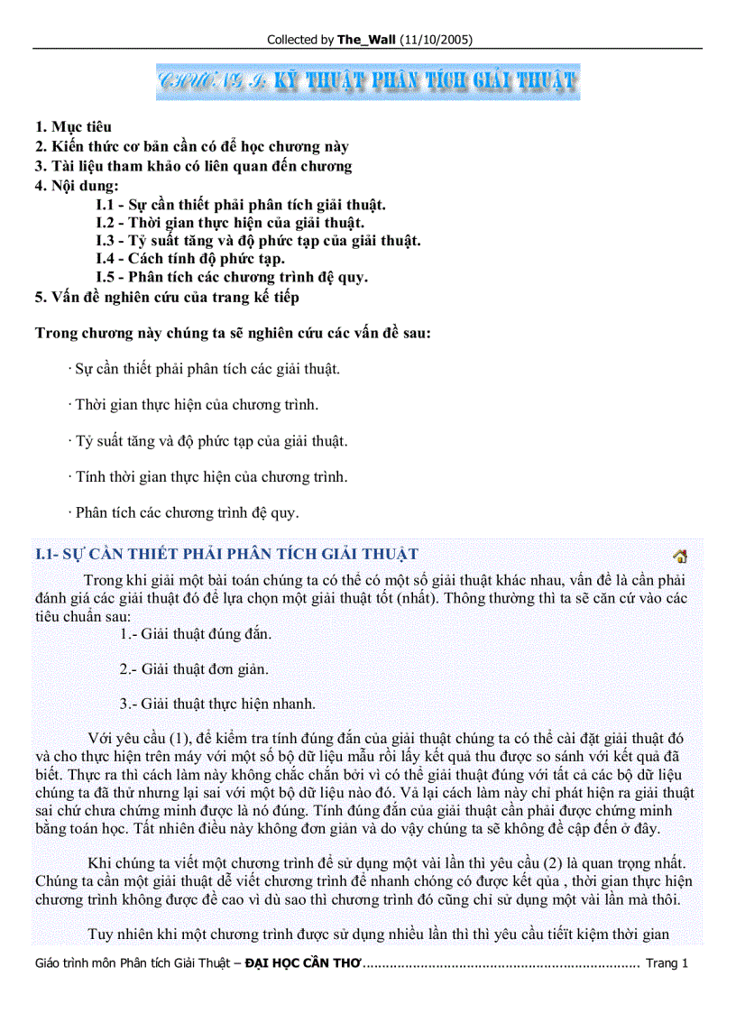 image for page Giáo Trình Phân Tích Giải Thuật