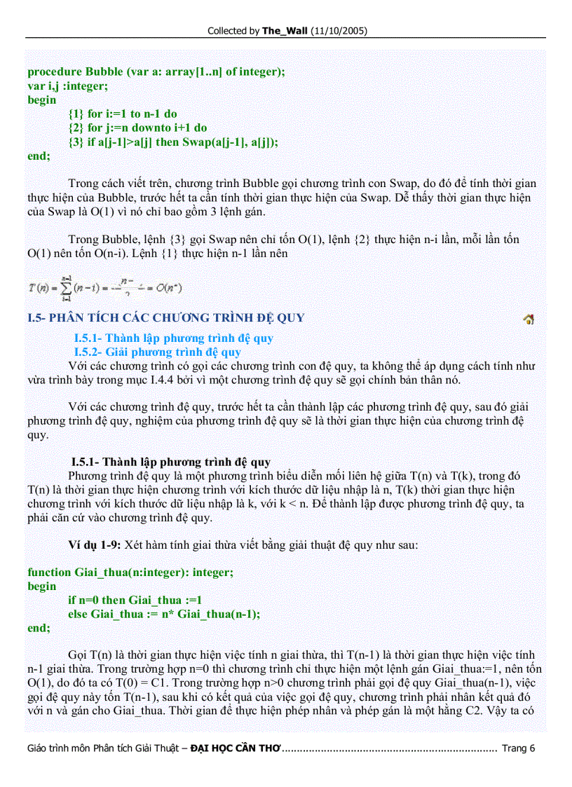 image for page Giáo Trình Phân Tích Giải Thuật